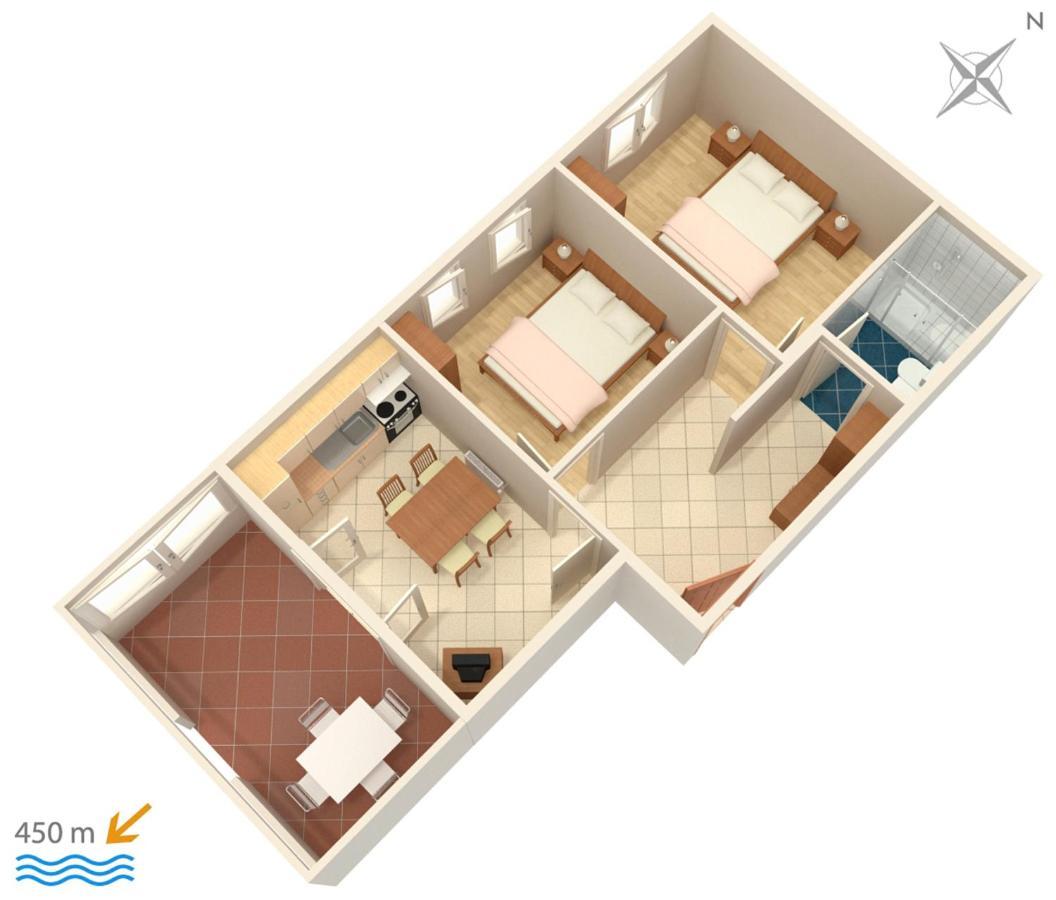 Family Friendly Apartments With A Swimming Pool Povljana, Pag - 244 Eksteriør bilde