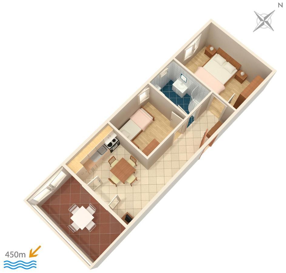 Family Friendly Apartments With A Swimming Pool Povljana, Pag - 244 Eksteriør bilde
